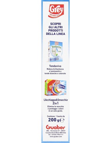 Remedia Grey Polvere - 200g - Rimedia Agli Errori Di Bucato